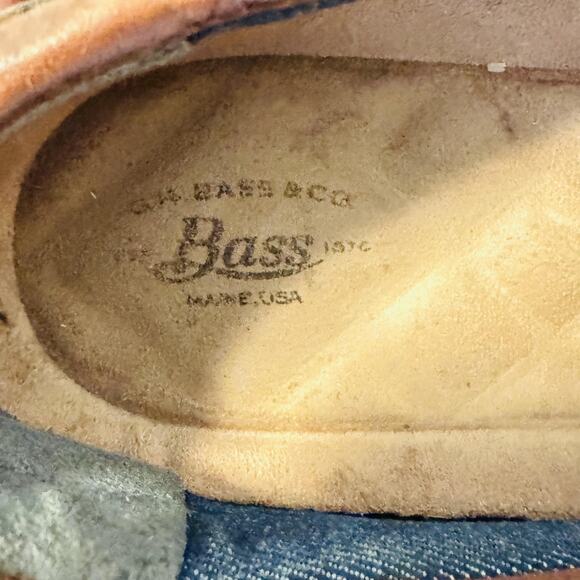 GH Bass & Co Shoes Mens 11.5 Brown Leather Amalfi Driving Moc Loafers Casual main image 5